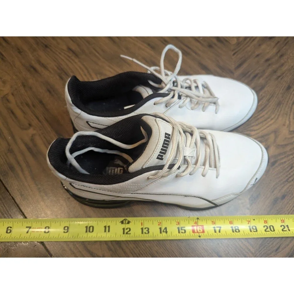 Men Size 9 - Puma  White Black Super Levitate Lace Up 190974-01 Style